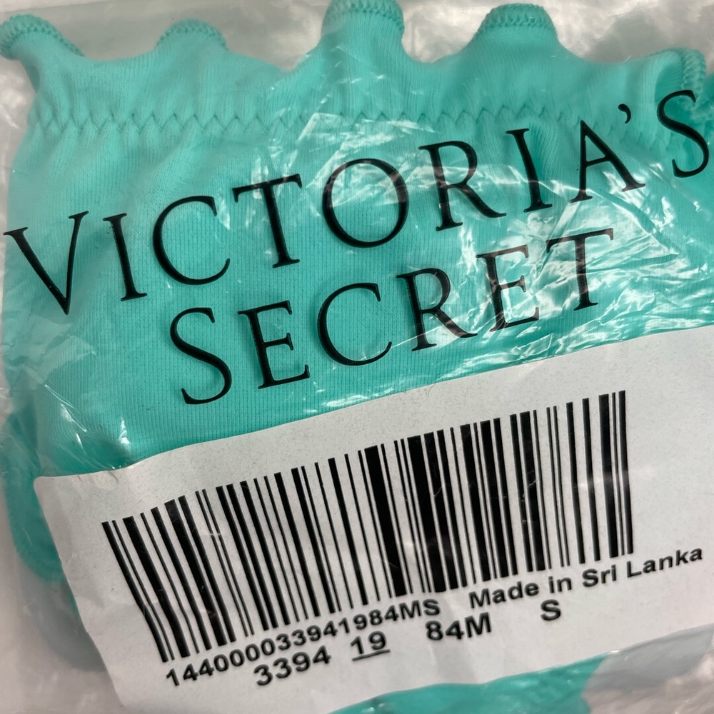 VS Victorias Secret Turquoise Swim Cheeky Bikini Bottoms